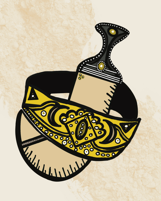 Jambiya — Illustrated Print