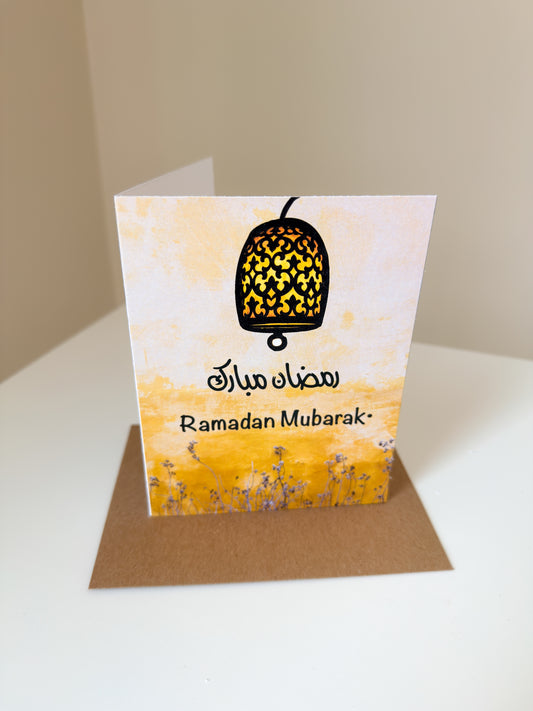 Ramadan Mubarak Greeting Card